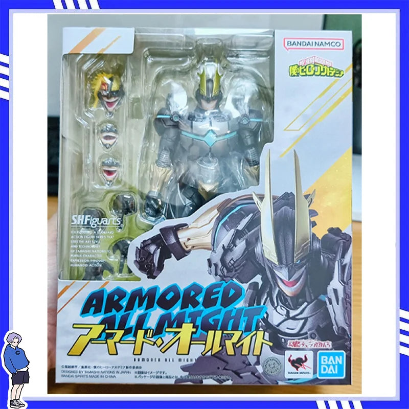 Bandai S.H.Figuarts Armored All Might My Hero Academia Tamashii Web Limited Preorder Ships April 2026 Action Figures Model Gift