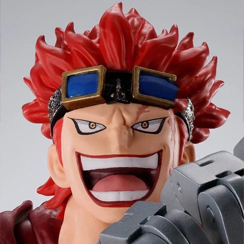 Bandai Original S.H.Figuarts SHF ONE PIECE EUSTASS.KID Luffy Law Anime Action Figure Finished Model Kit Toy Gifts for Children
