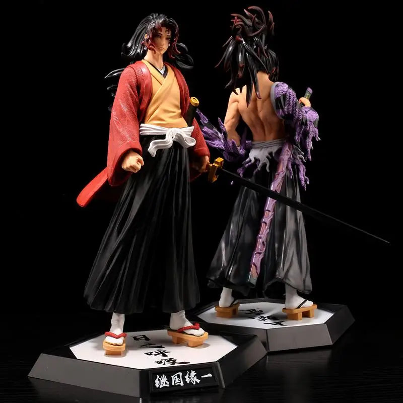 Anime Demon Slayer Akaza Figures Rengoku Kyoujurou Kokushibo Action Figure PVC Figurine Model Ornament Collectible Table Crafts