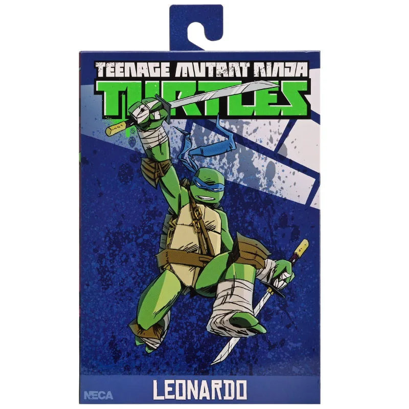 NECA Teenage Mutant Ninja Turtle Action Figure TMNT Donatello Raphael Leonardo Michelangelo Figuras Manga Figurine Original Gift