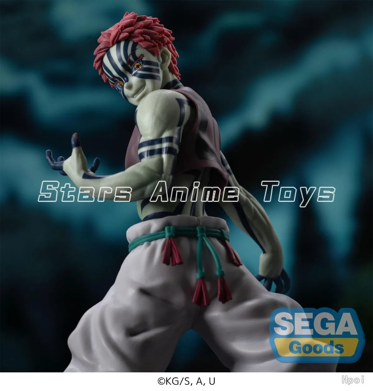 Оригинален SEGA SPM Super Premium Demon Slayer: Kimetsu No Yaiba Akaza Аниме Ръчно изработен модел Колекция играчка