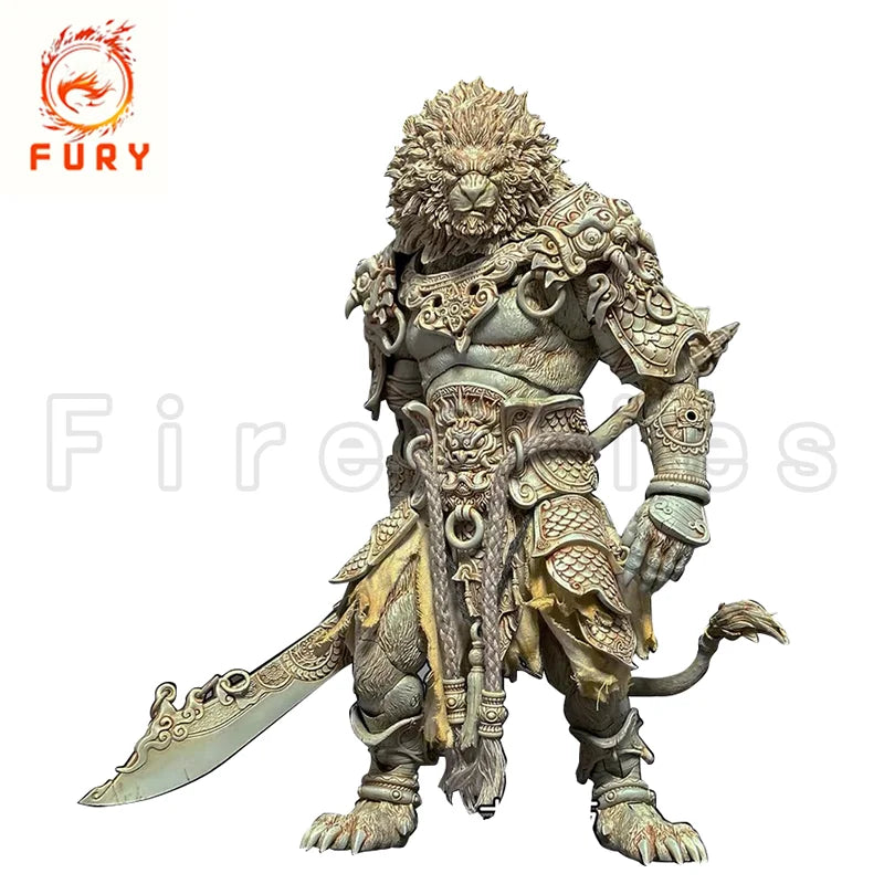 1/12 10inches Fury Toys Action Figure The Record of the Mountain and Sea Demon God Azure Lion Anime