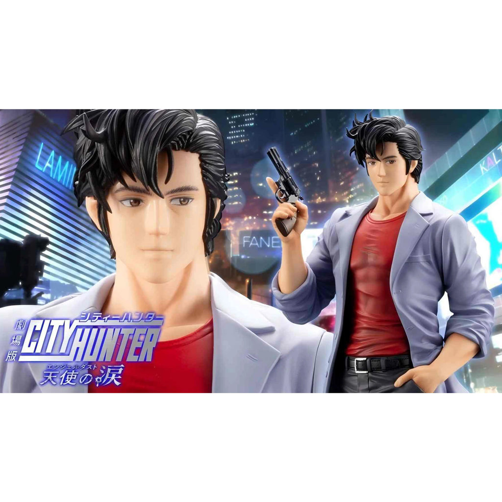 Original Genuine Kotobukiya ARTFX J City Hunter Movie Shinjuku Private Eyes Ryo Saeba 1/8 Scale Figure Original Statue Model