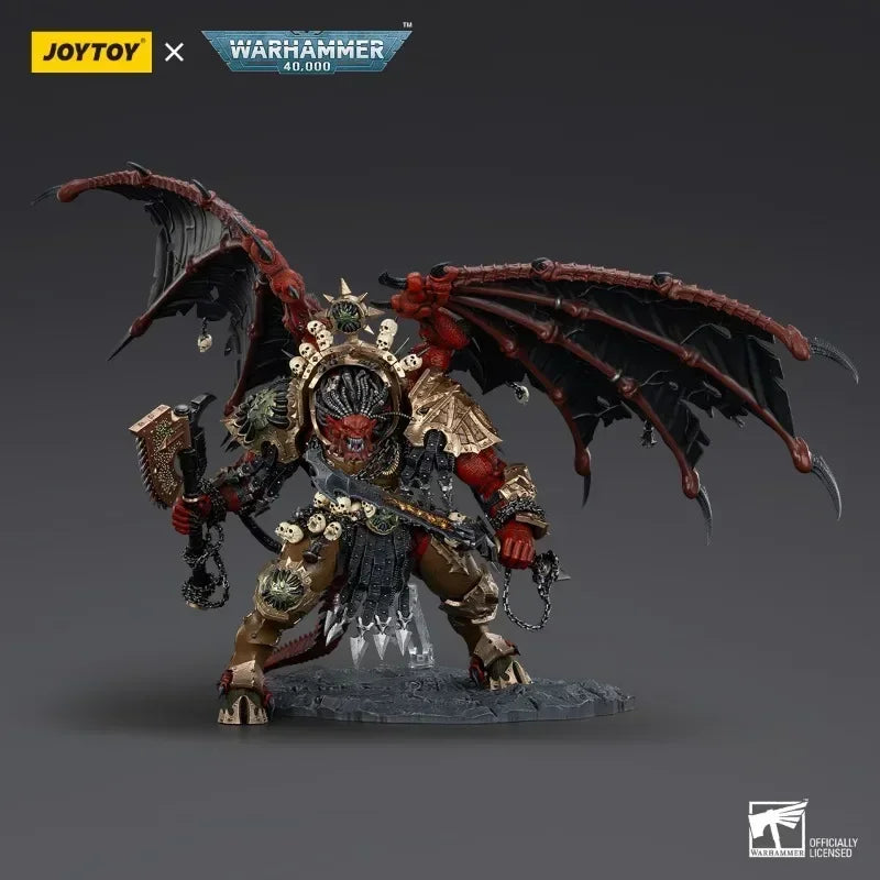 JOYTOY Warhammer 40K World Eaters Action Figure Angron Daemon Primarch of Khorne Anime Joint Movable Collection Model Toys Gifts