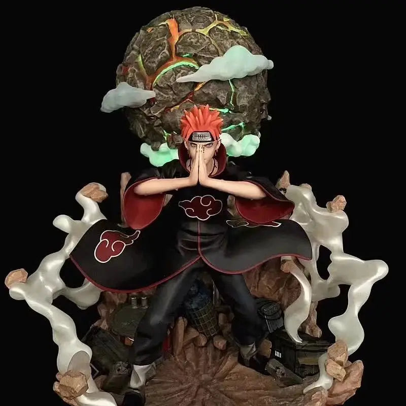 38m Cartoon Figures Pain Uzumaki Naruto Can Glow Anime Collection Model Desktop Ornament Decorations Holiday Gifts Children Toys