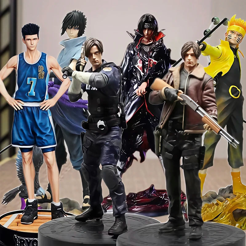 Anime Resident Evil Action Figure Leon Game Statue Decor Leon Scott Kennedy Figure Biohazard 33cm PVC Model Collectible Toys