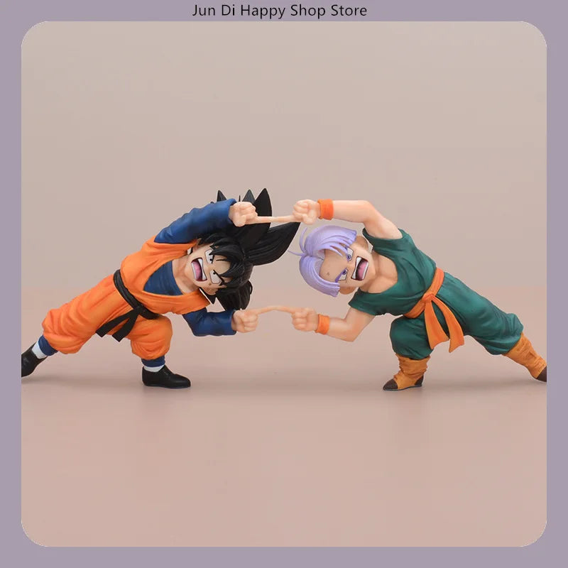 Dragon Ball Gotenks Fusion Dance 10cm Anime Figure Statue Desktop Decoration Gift