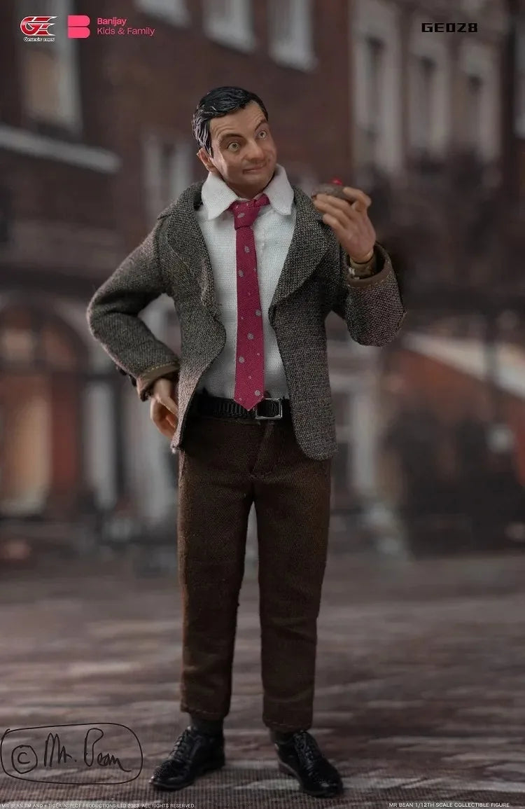 CYYTOYS Original 1/12 Scale Mobile Doll Series Mr. Bean Anime Action Figure Model Toys Movable Model Ornaments Gifts for Boys
