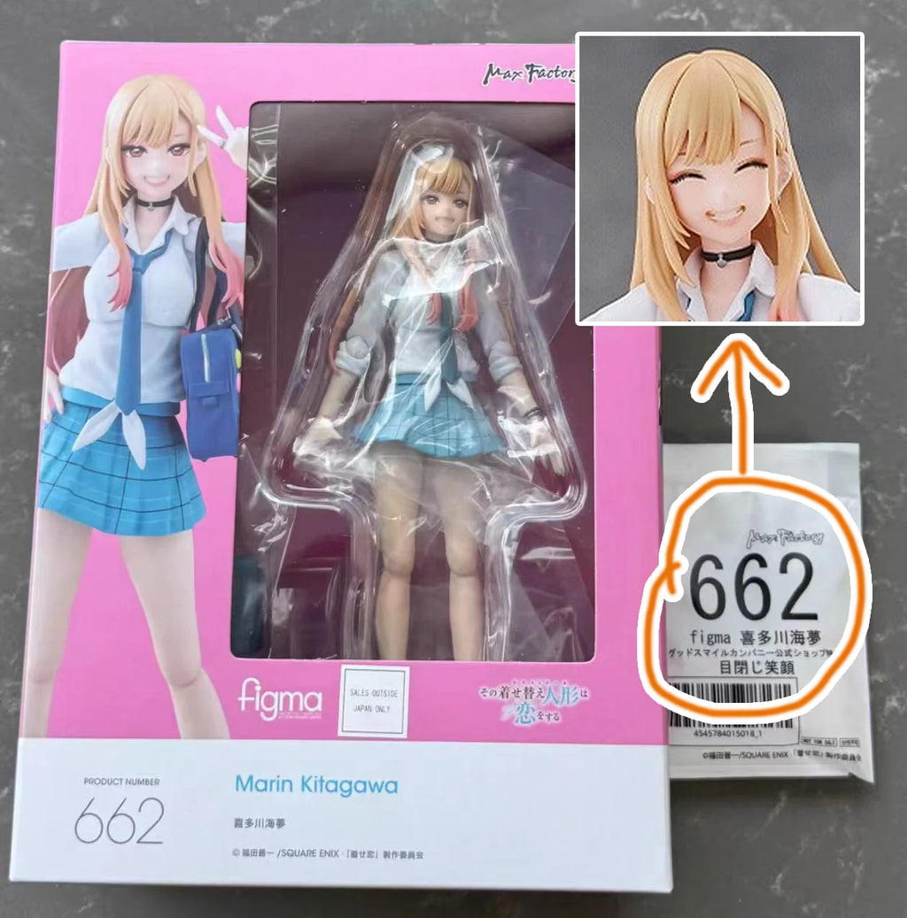 GSC figma #662 Marin Kitagawa My Dress-Up Darling Painted Complete Figure Finished Action Desktop Model Birthday Gift Statue