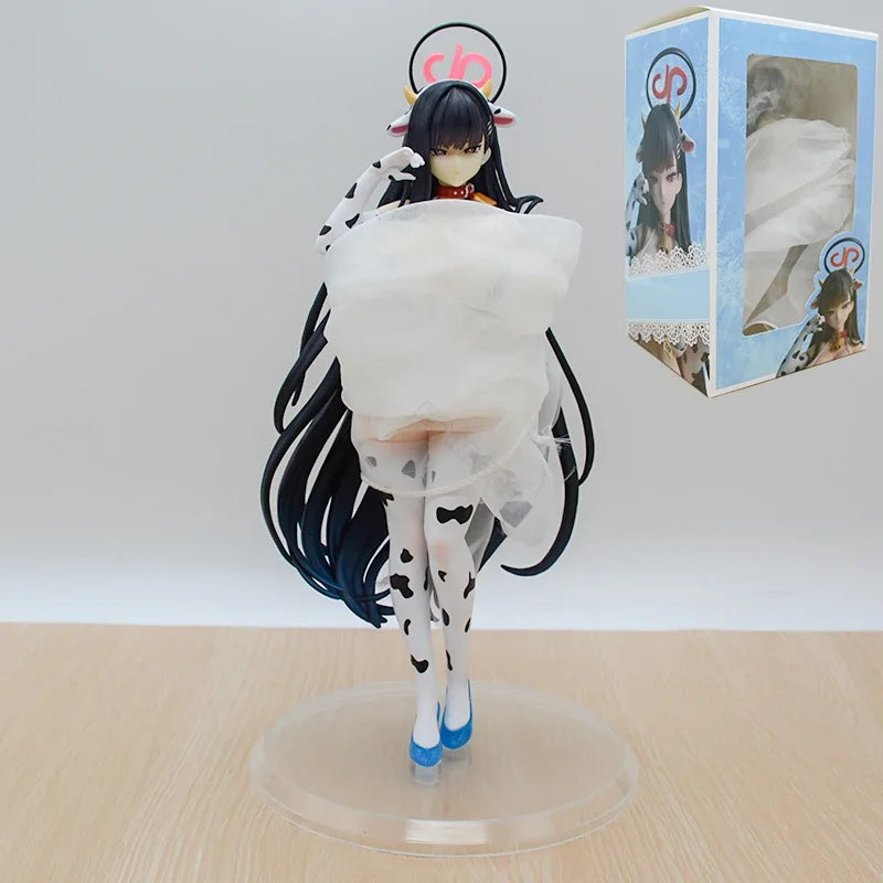 17cm Blue Archive Plana Bunny Anime Girl Figure Ichinose Asuna/Asuma Toki Action Figure Tsukatsuki Rio Figurine Model Doll Toys