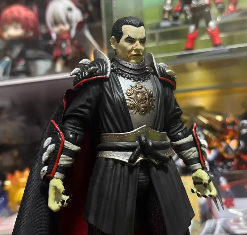 NECA TMNT Universal Monsters Action Figure Teenage Mutant Ninja Turtle Shredder As Dracula Figuras 7-Inch Movable Model Original