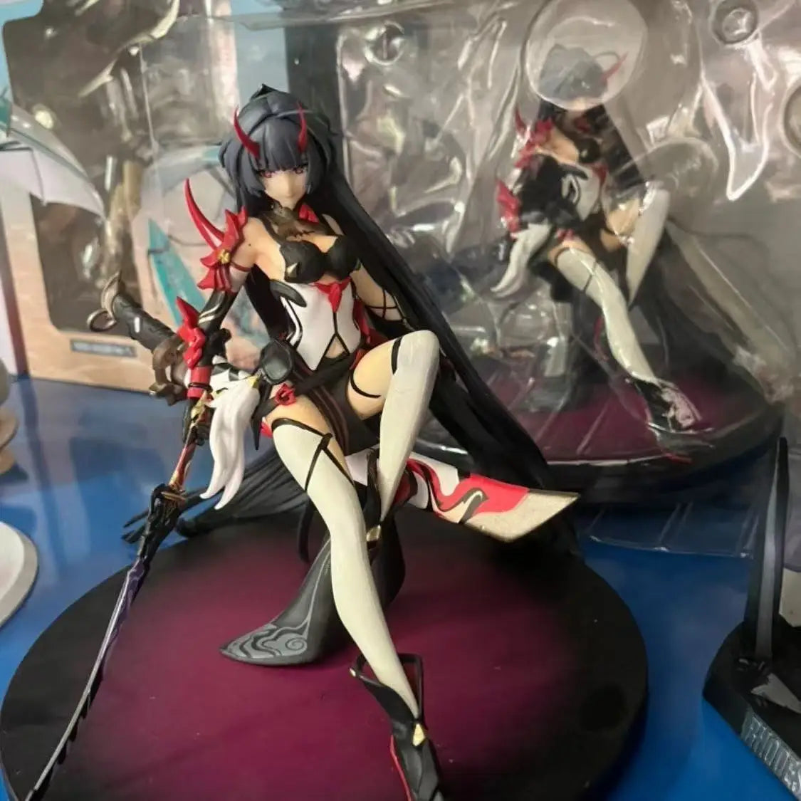Honkai Impact 3 Raiden Mei Herrscher Of Thunder Lament Of The Fallen Game Figure Model Ornament Collection Toys Kids Gifts