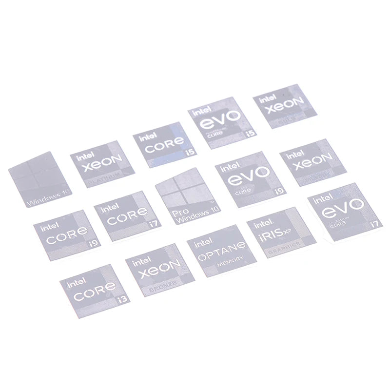 DIY Elfte Generation 11th Generation Core I9 EVO I7 I5 Win10 Computer Aufkleber Notebook Label Laptop Metall Aufkleber