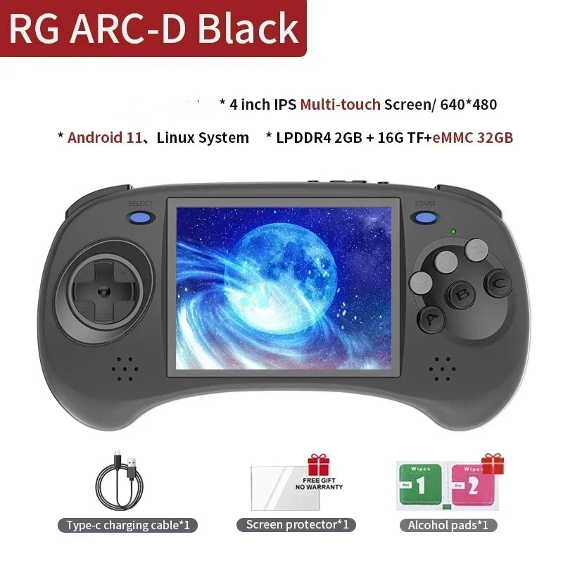 ANBERNIC RGARC-D RGARC-S Handheld Portable Video Game  Consoles Android Linux OS Retro Game 80000Games 4 INCH Gifts IPS Screen
