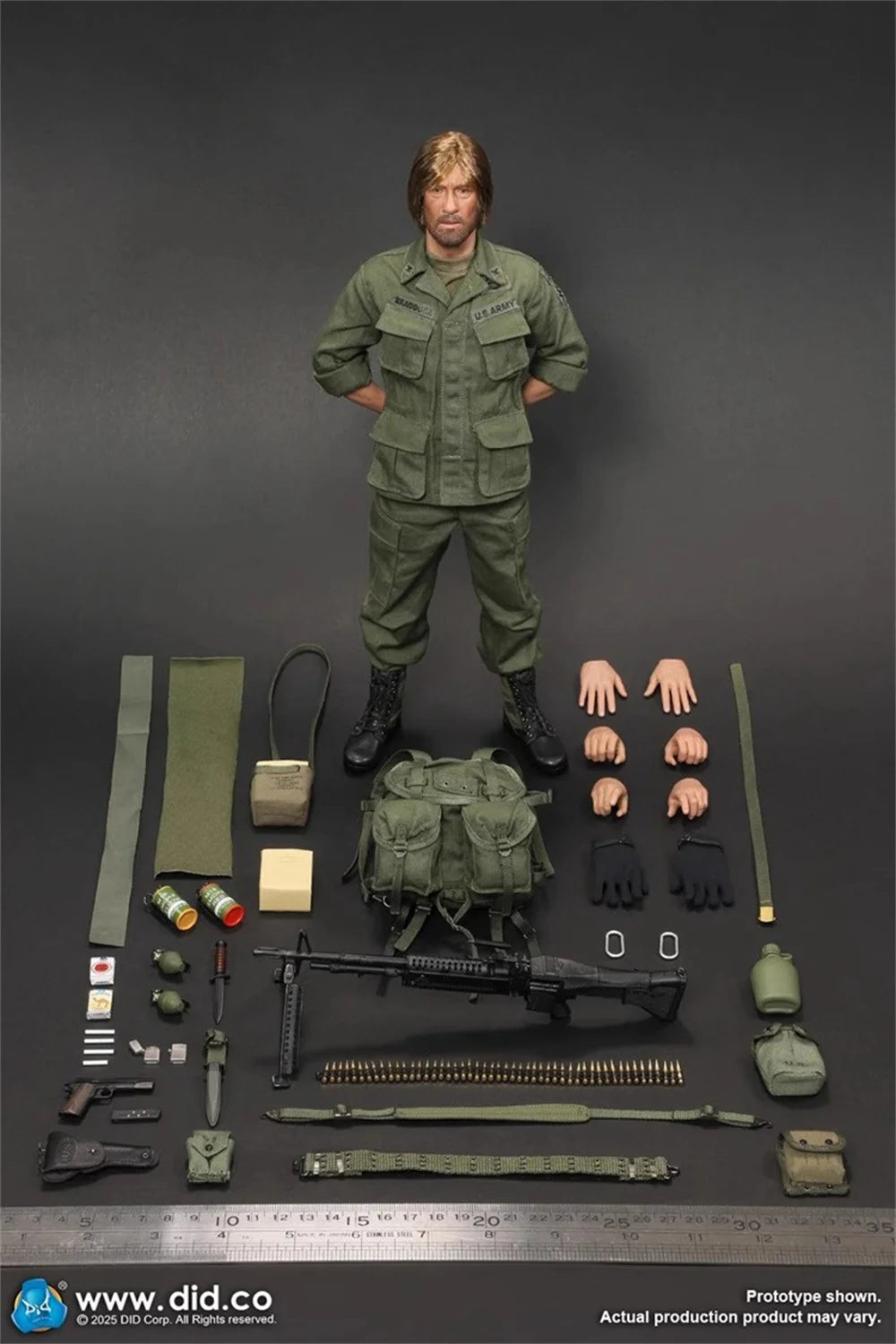 New Arrival 1/6th the US. Soldier Guy Tough Man DID V80184 Full Set Moveable Action Figure Gift For Fans Collect