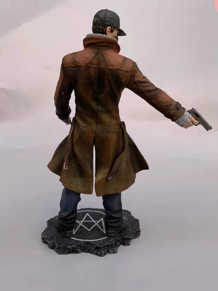 Watch Dogs 24cm Aiden Pearce Action Figure Collection Anime Figurine Collectible Model Toy Gifts