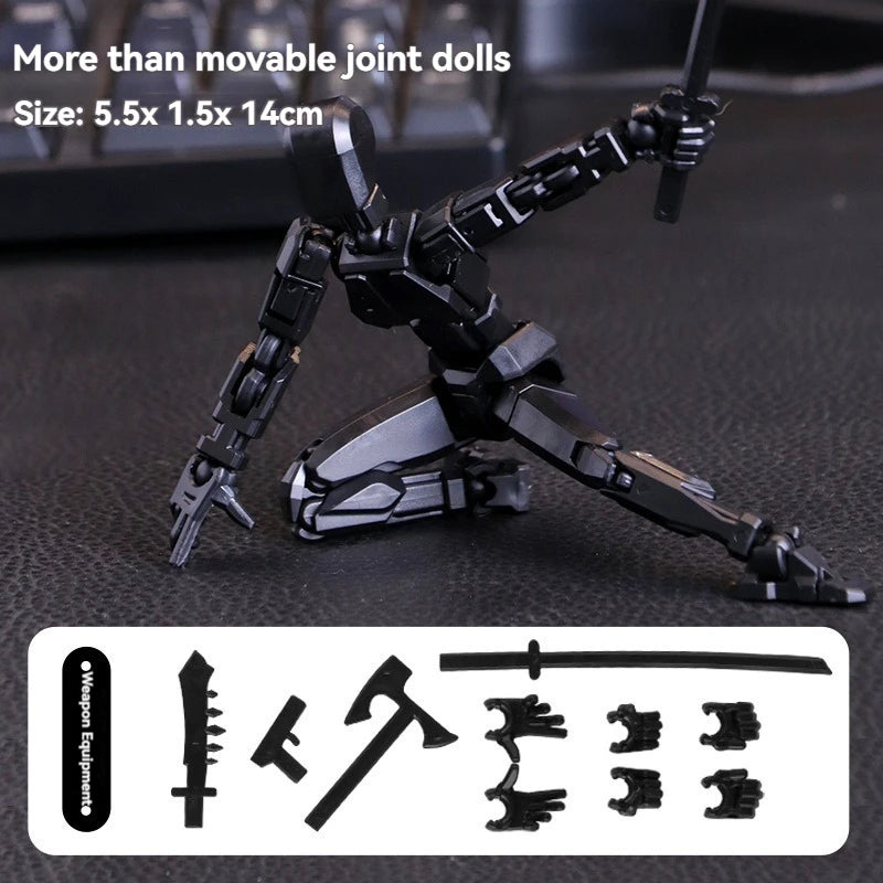 2025 Multi-jointed Action Figure 3d Printed Animation Modeling Assembly Movable 13 Body Movable Robot Toys Gifts For Children