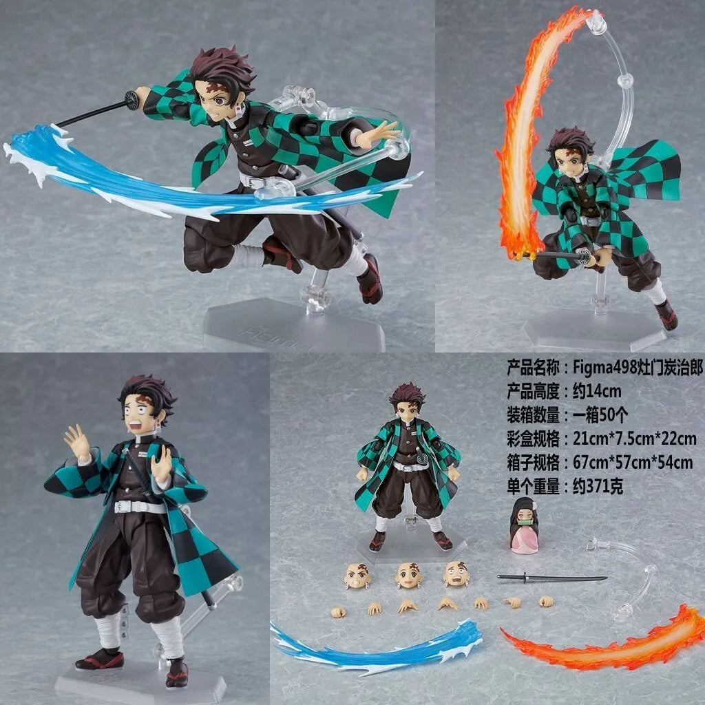 Убиец на демони Rengoku Kyoujurou figma 553 стави подвижна аниме екшън фигурка играчки 14CM
