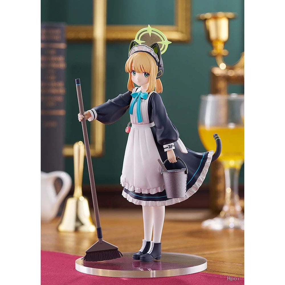 Original GSC POP UP PARADE Blue Archive Saiba Momoi Saiba Midori Maid Action Anime Figure 17CM PVC Collectible Decoration