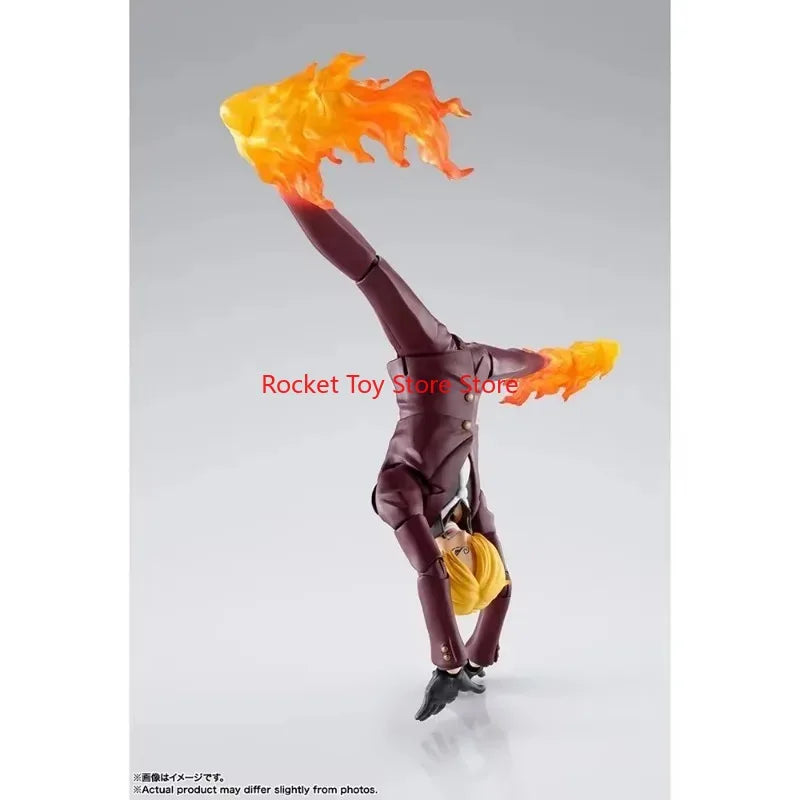 In stock  Bandai S.H.Figuarts une pièce Raid Sanji sur Onagashima figurine d'anime modèle d'action figurales Brinquedos jouets