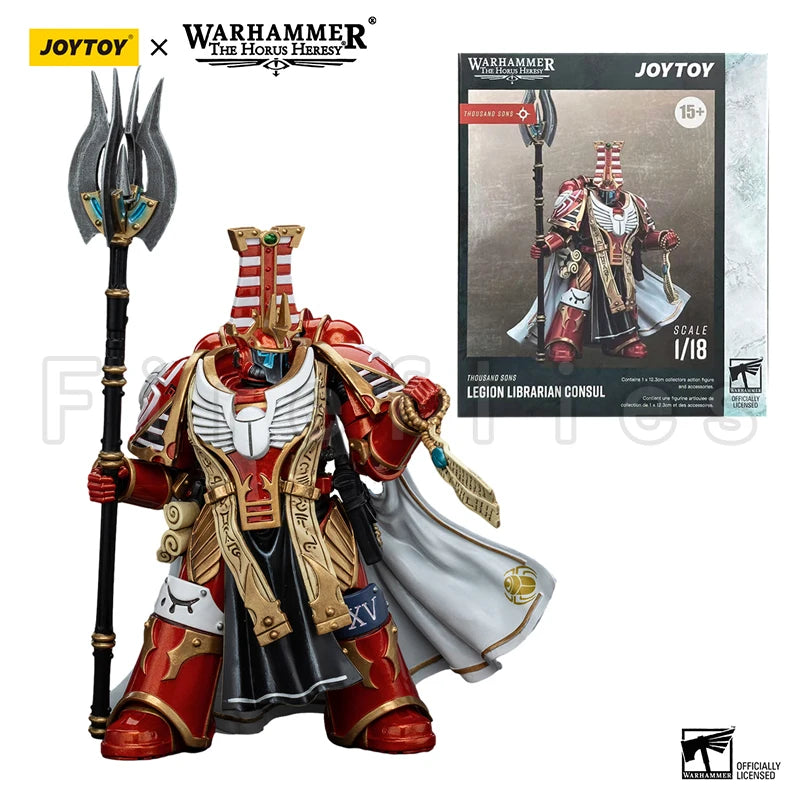 1/18 JOYTOY Action Figure The Horus Heresy Thousand Sons Legion MK IV Tactical Squad Khenetai Occult Cabal Librarian Consul