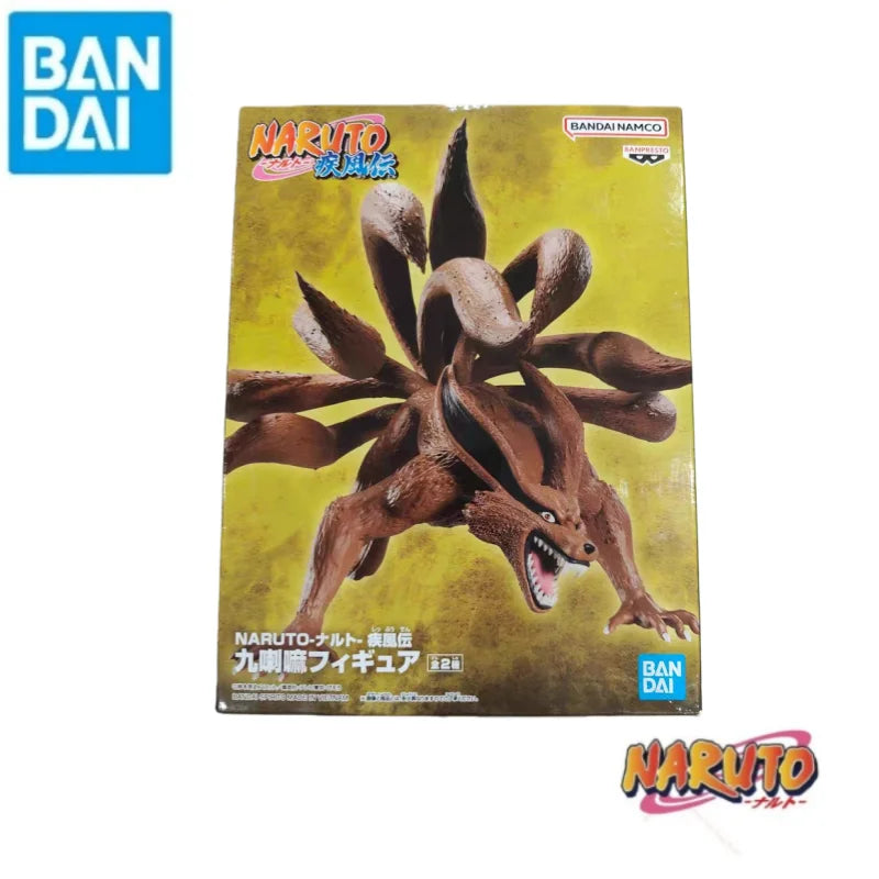 In Stock Original Bandai Naruto Banpresto Holiday Gifts 100% Genuine Kurama Figurine Model Statue Ornaments