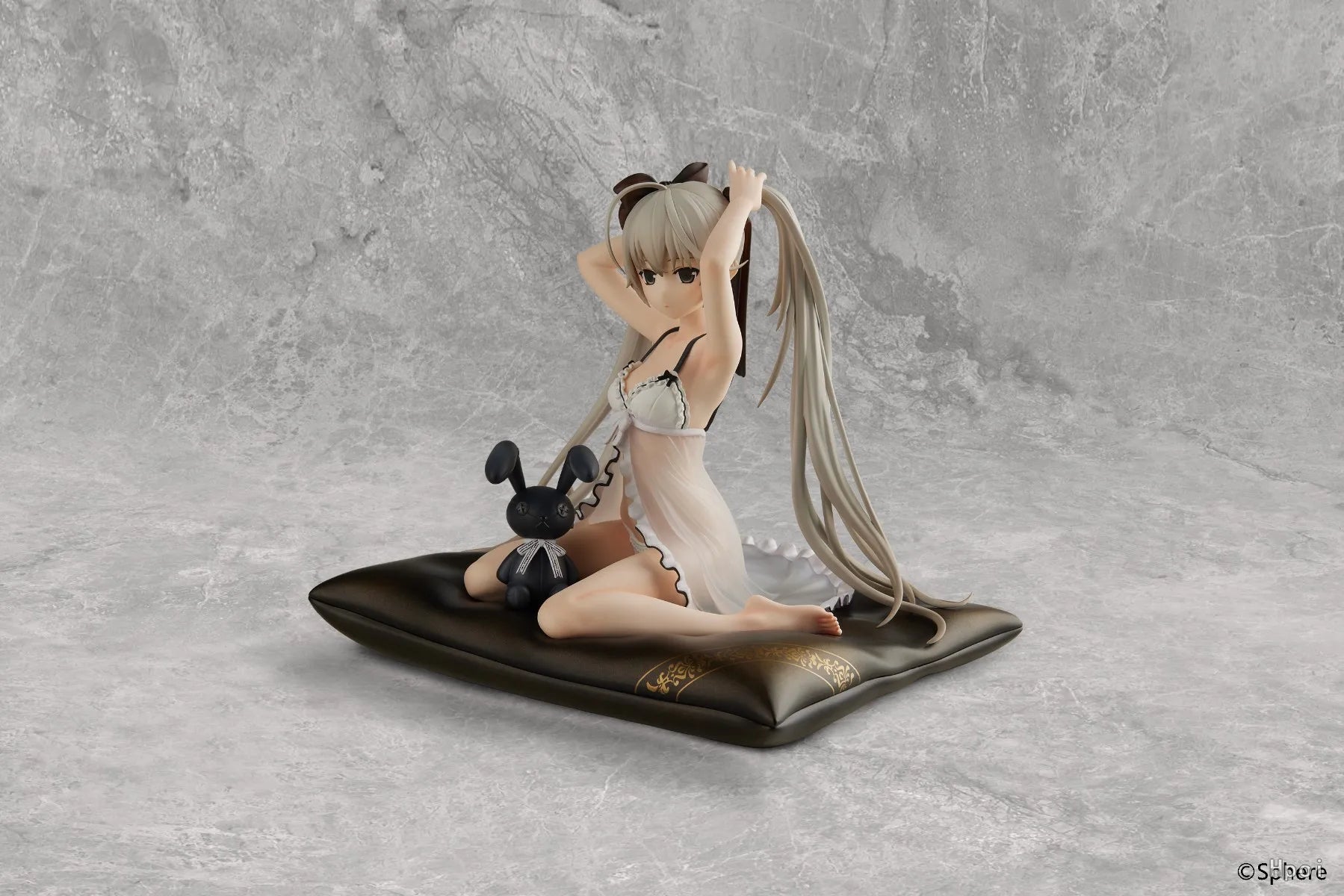 16CM Anime Yosuga no Sora Kasugano Sora Figure Pajamas Sitting Posture  Cute Model Toy Girl Gift Collection Ornaments PVC