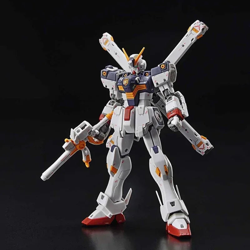 Gundam Bandai RG 1/144 31  X1 CROSS BONE Toy Figures Gifts for Children Anime Assembly Action Mech Original Product
