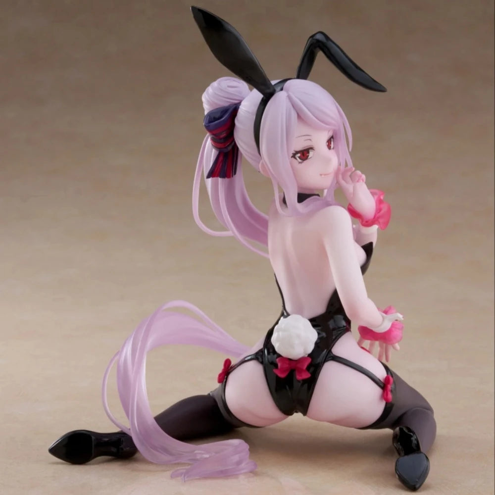 In Stock Taito Original Genuine Anime Overlord Shalltear Bloodfallen Desktop Cute Bunny Ver. 13cm Collections Model Toy Figures