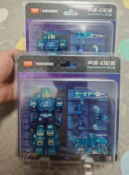 Brand new spot original Brooke Blue pillar OP 2025 limited hanging card Transformers Sound wave - Fantasy blue Collection gifts