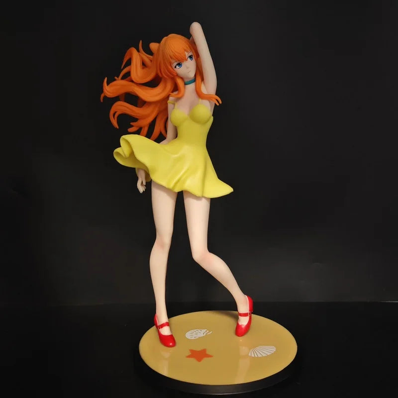 Anime Figure Beautiful Girl Soryu Asuka Langley Pvc Model Statue Desktop Decoration For Anime Collectors