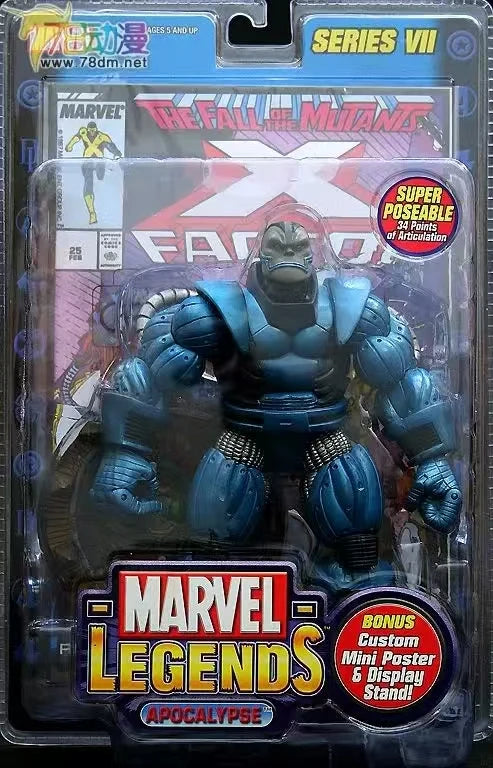 Original MARVE LEGENDS THE FALL OF THE MUTANTS APOCALYPSE Anime Figure Toy Collection Model