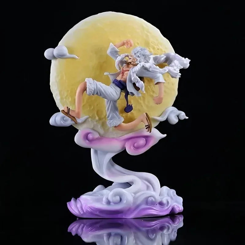 One Piece GK Moon Luffy Nika Luffy Five-speed Luffy Glowing Animation Figure Model Ornament