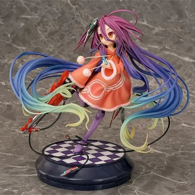 No Game No Life Figuren Zero Shiro Stephanie Dola 22cm Anime Modell Puppen Figuren Action Schwi Jibril Fairy Shampoo Figur