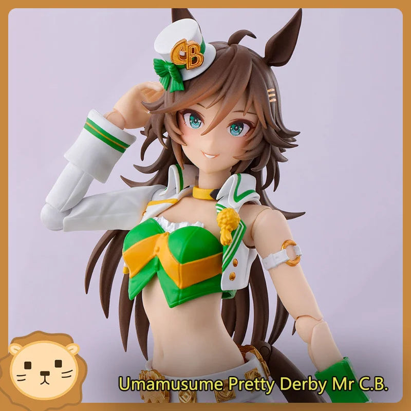 In stock Bandai Tamashii Limited SHF Senmei Representative Uma Musume Mr. C.B. Shining Excellent Girl Action Figure Collectible