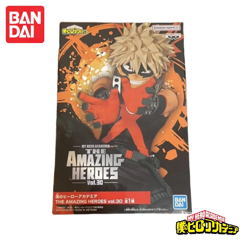 In Stock Original Bandai Banpresto My Hero Academia Bakugou Katsuki Anime Characters Model Toy Birthday Present Garage