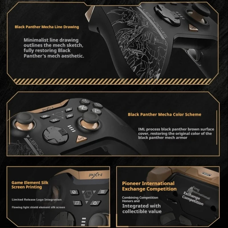 PXN P5 & Mecha BREAK Joint Switch2 Gamepad Hall Joysticks 1000mAh Battery Bluetooth 1k Game Console NS2 STEAM Controller PC IOS