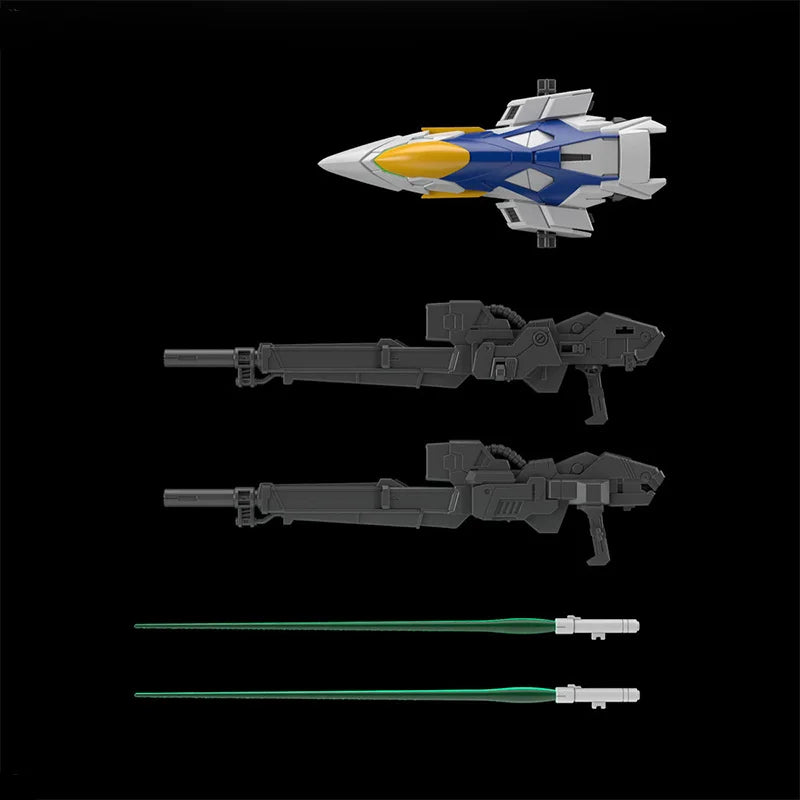 Bandai Original MGSD XXXG-00W0 WING GUNDAM ZERO EW Anime Actionfigur Zusammengebauter Modellbausatz Robotersammlung Spielzeuggeschenk für Kinder