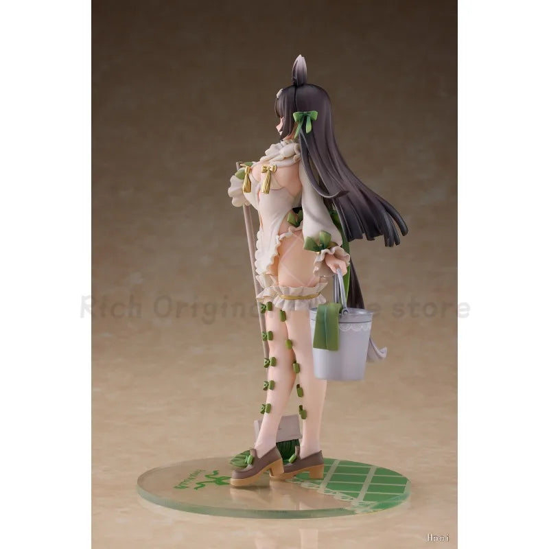 【In Stock】Original AOWOBOX MAGI ARTS HMTI Extra-race Ma Niang Maid Outfit Little Green 1/7 Scale Anime Figure Model Toys