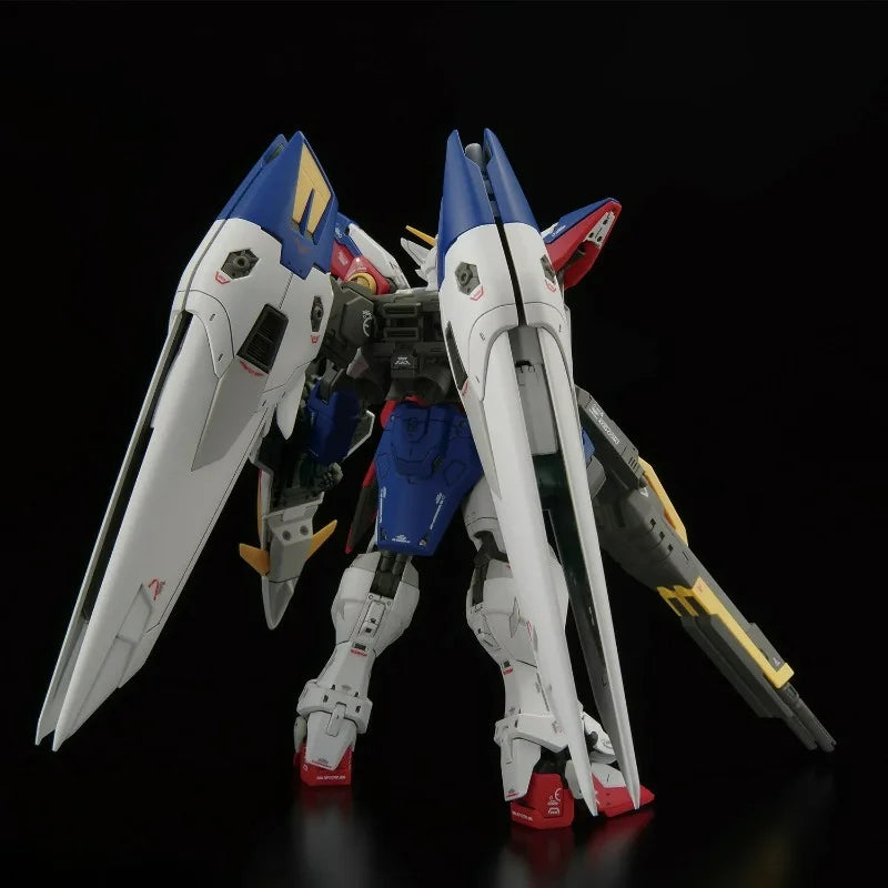 2026 Bandai RG 1/144 WING GUNDAM ZERO Model Kit Anime Action Fighter Assembly Desk Decoration Models Collection Toy Figure Gift