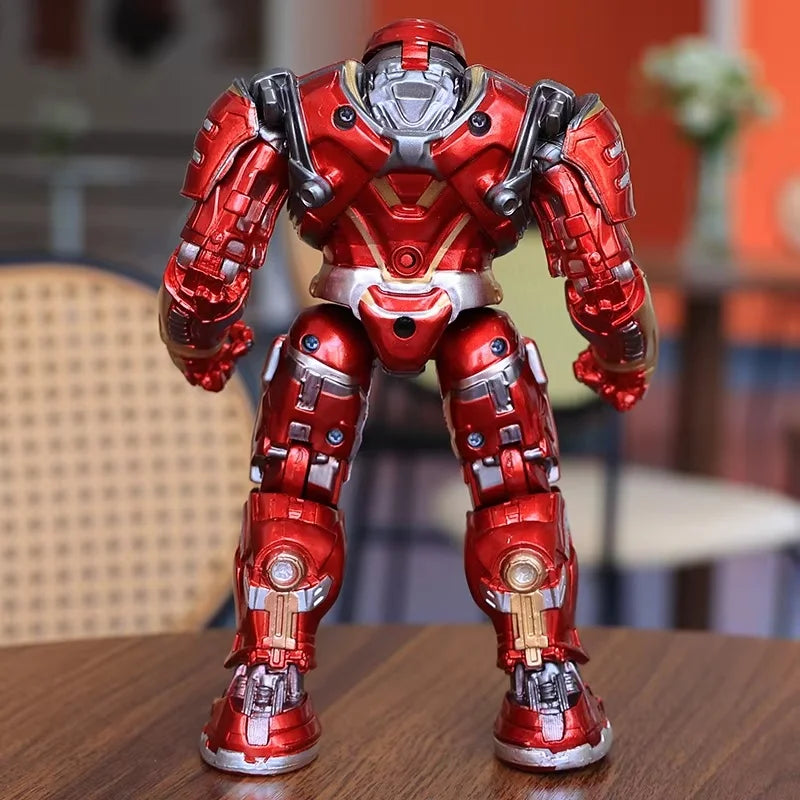 Neu 17cm Avengers Iron Man Mk44 Hulkbuster Action-figuren Mech Iron Man Knuckle Bewegliches Spielzeug Sammelt Legierung