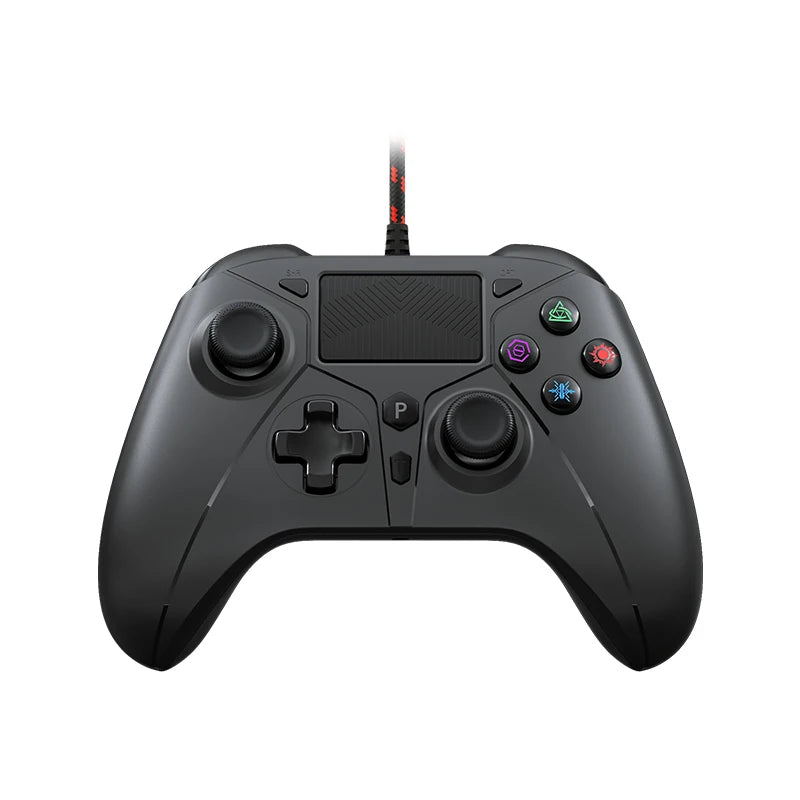 Wired Gamepad for PS5/4/PC Console W/ Turbo Dual Vibration Controller No Delay Instant