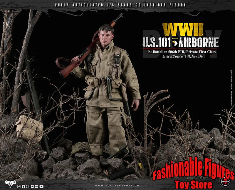 SoldierStory SS126 1/6 Scale Collectible Figure Ryan WWII US 101 Battalion Private First Class 12Inch Men Soldier Action Figure