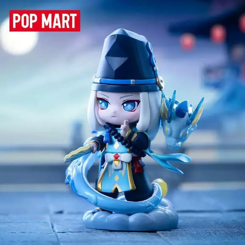 Authentic POPMART Onmyoji Series Blind Box Figure Chic Collector's Item Desktop Accent Premium Present for Onmyoji Devotees