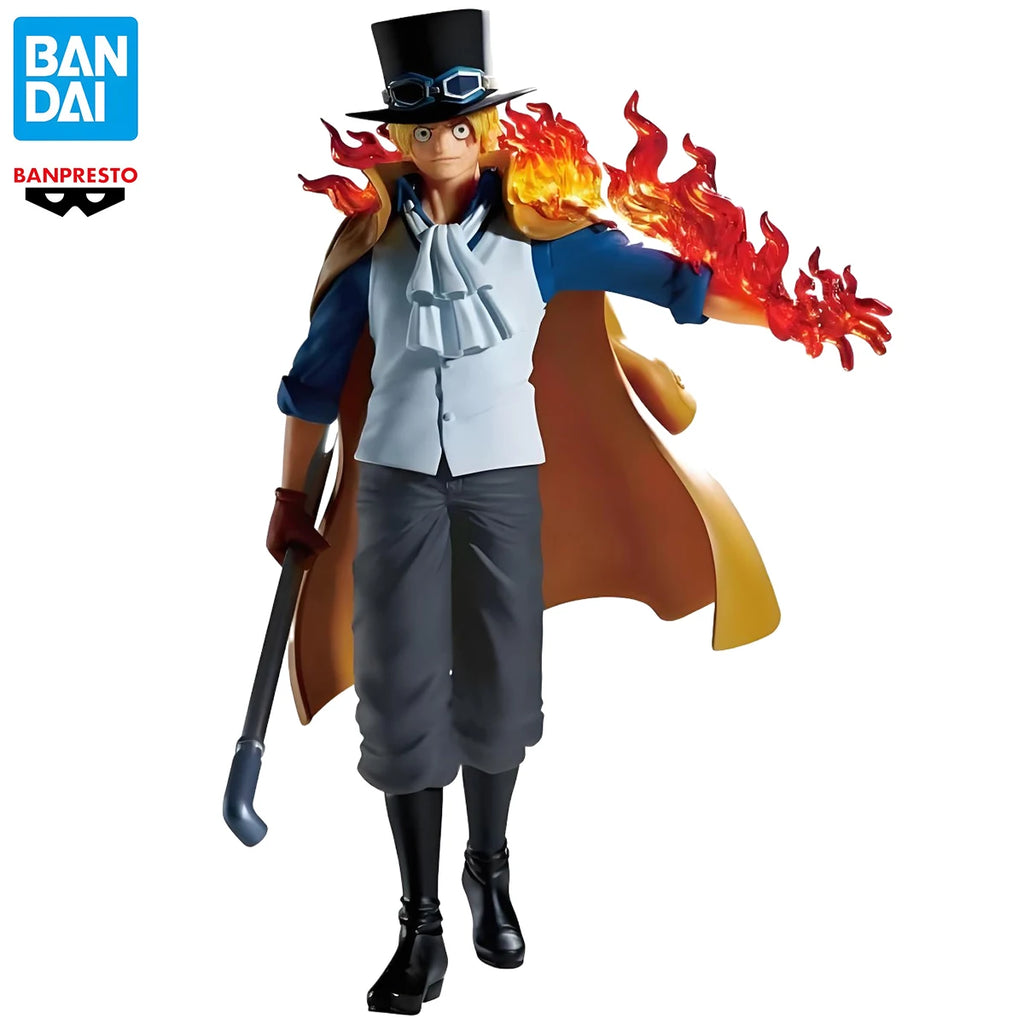 In Stock Original BANDAI BANPRESTO ONE PIECE Sabo PVC 17cm Anime Character Action Figure Model Collection Toys Gifts