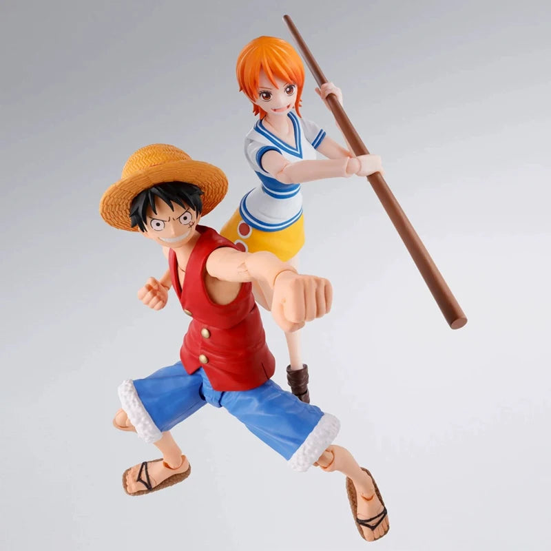 Bandai One Piece Romance Dawn Actionfigur Monkey D. Luffy Nami Roronoa Zoro Usopp SHFiguarts SHF Anime-Figuren-Sammlerstück