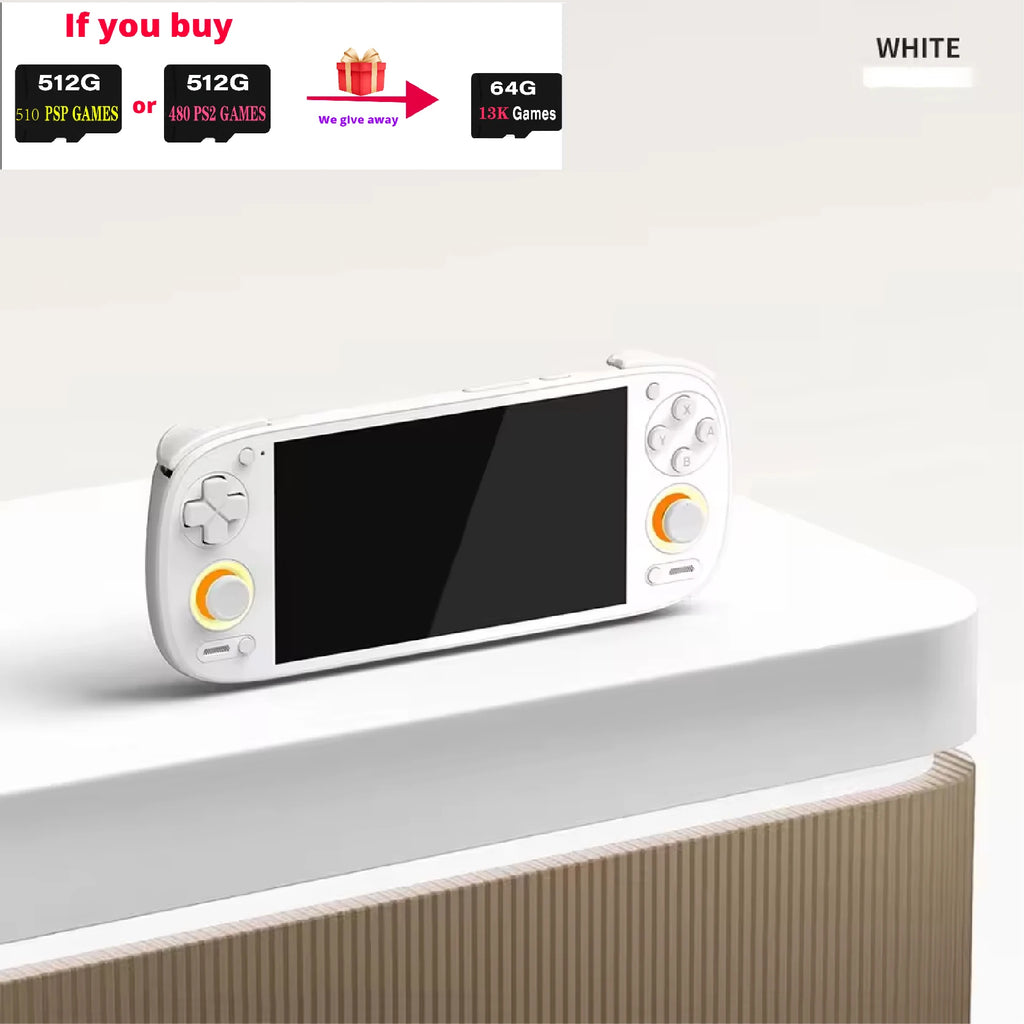 Retroid Pocket 5 Retro Handheld Game Console Video Game Consoles RP5 SD865 8+128G Android 13 5.5 Inch RP5 Screen 512G PS2 Gift
