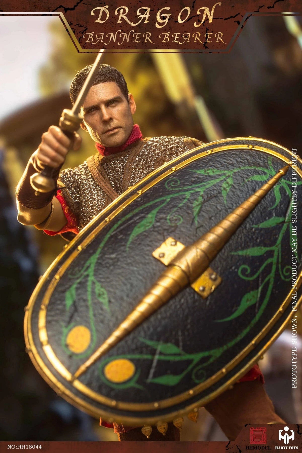 HHMODEL X HAOYUTOYS 1/6 Empire Series Dragon Flag Bearer 12 Inch Action Figure - Full Set Collectible Model Toy for Display