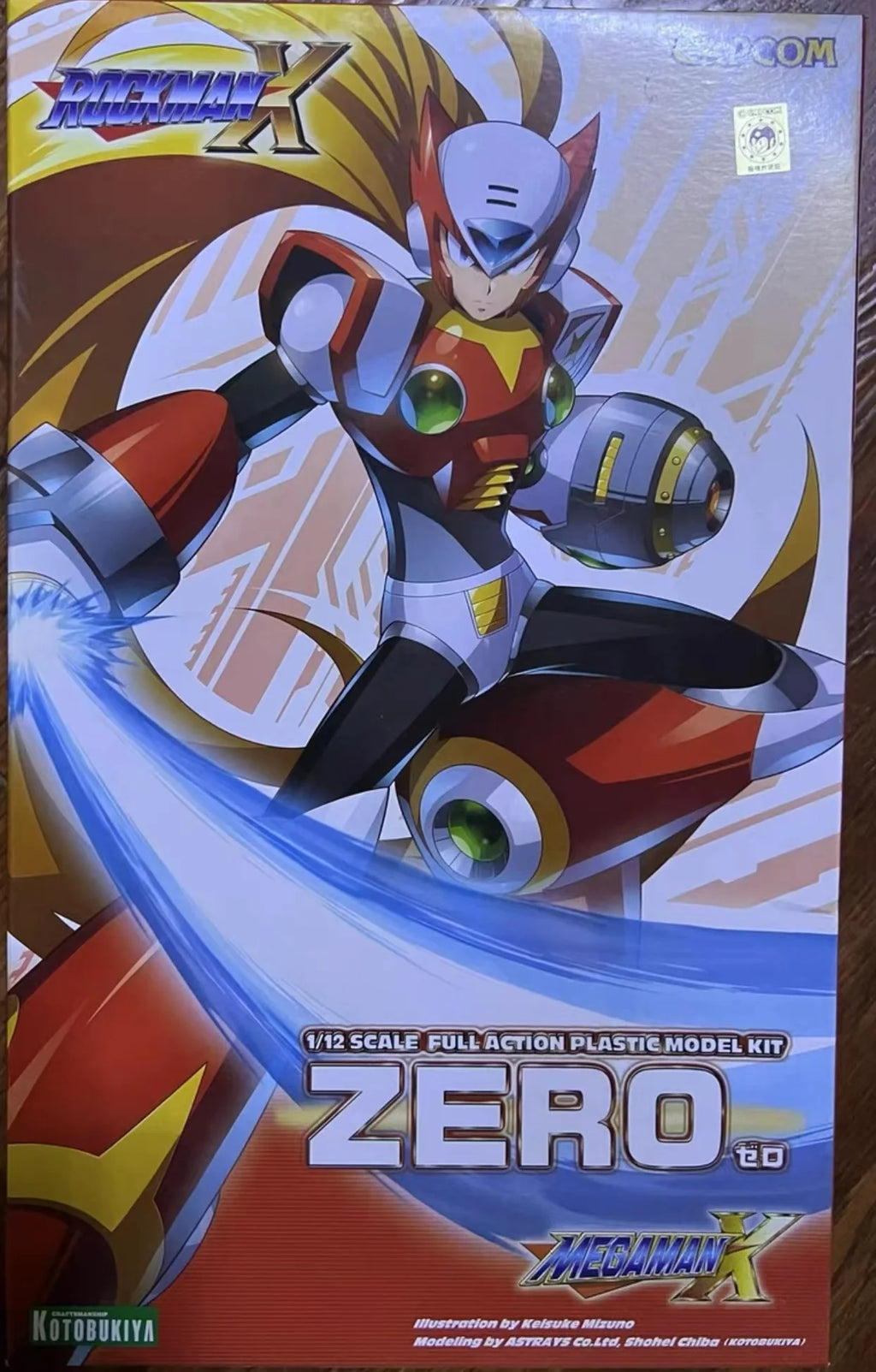 In Stock Original kotobukiya Megaman X Zero Rockman KP-498 1/12 Scale Full Action Plastic Model KIt   Anime Action Figure
