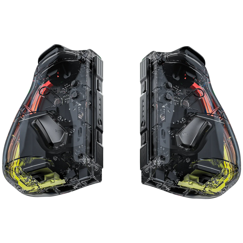 Transparent Style Wireless Gamepad for Switch/OLED with Dual-Motor Vibration,Macro Keys.Controller for Switch Lite